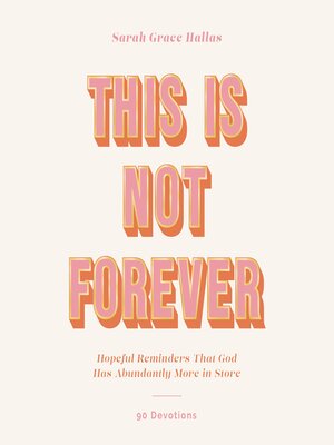 cover image of This Is Not Forever